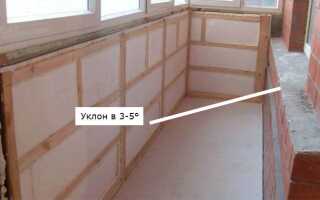 Как выровнять пол на балконе правильно? Поэтапные шаги — видео