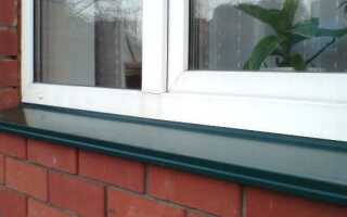 Отливы на окна своими руками: материалы и технология монтажа