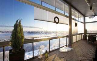 Фото-идеи для панорамных балконов