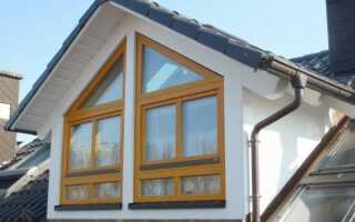 Фигурные окна из дерева