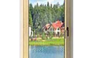 Деревянные окна для террасы и веранды