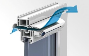 Приточный клапан на пластиковых окнах