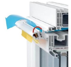 Новые окна и вентиляция: приточный клапан.