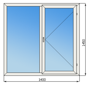 Общепринятые стандартные размеры окон