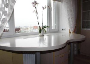 Подоконники из искусственного камня