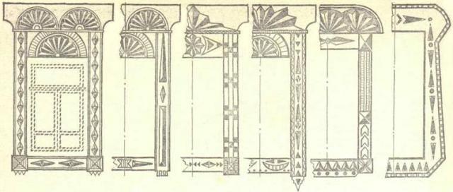 Шаблоны наличников на окна