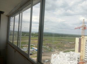 Замена стеклопакета в алюминиевом профиле