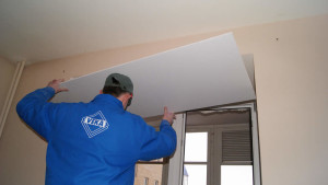 Установка откосов из гипсокартона