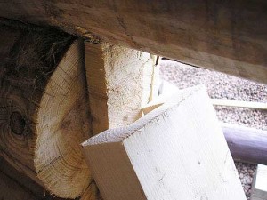 П-образная окосячка в колоду