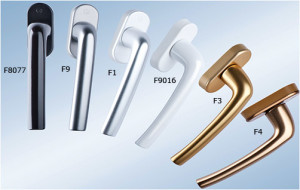 виды оконных ручек