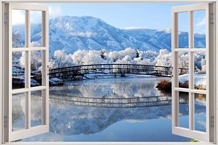 Окна настежь зимой