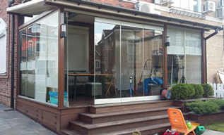 Безрамное остекление