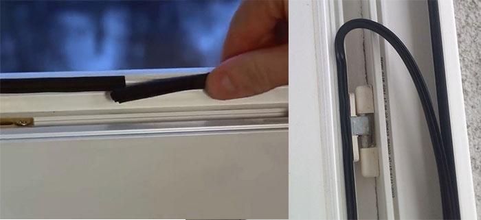 Замена уплотнителя окна