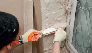 Шпатлевка откосов