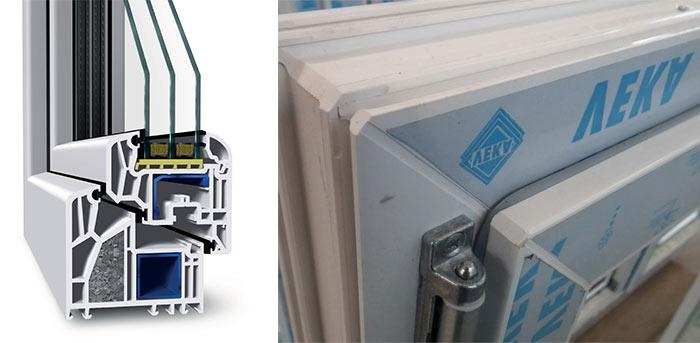 Модель в сечении