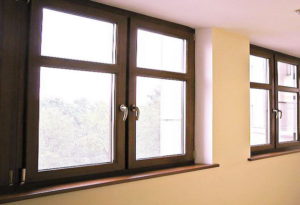 Принцип изготовления коричневых окон