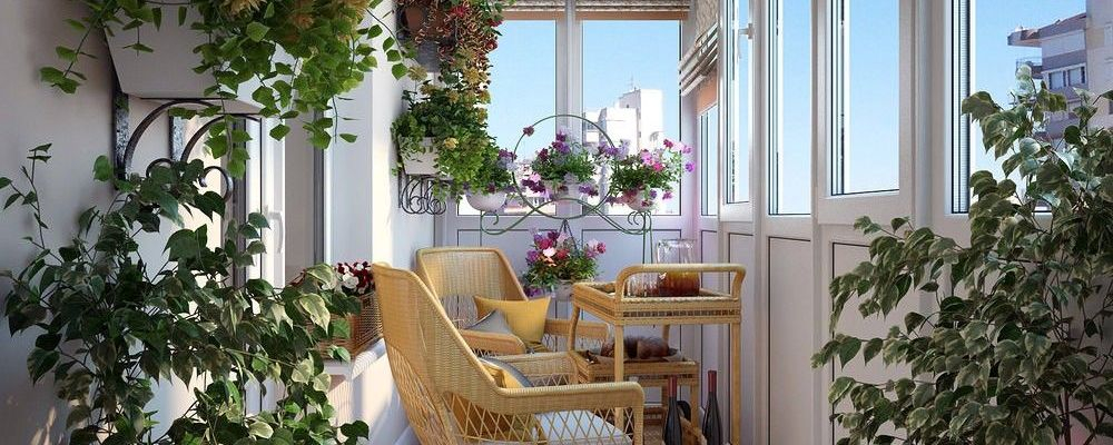 Лоджия как оранжерея