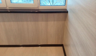 Отделка балкона