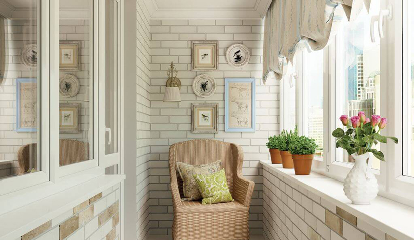 Отделка лоджии