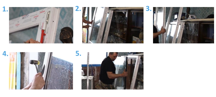 Подготовка балконного блока к установке