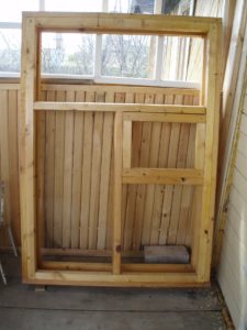 Остекление рамы