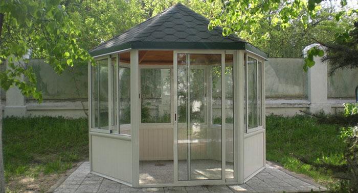 Пример готовой работы в беседке