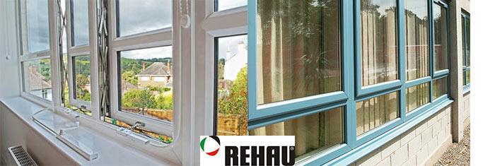 Установленные окна Rehau