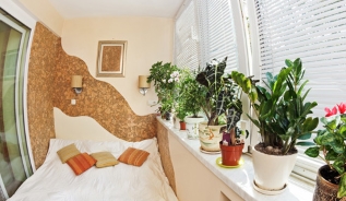 Внутренняя отделка балкона