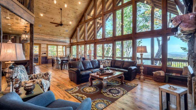 Окна в деревянном доме