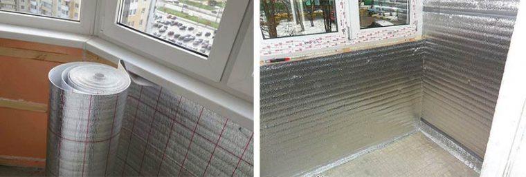 Пенофол при монтаже