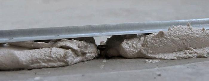 Покрытие цементной стяжкой