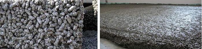 Цемент с керамзитом, смесь