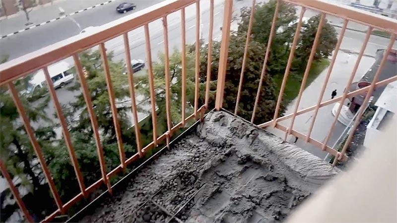 Укрепление стяжкой