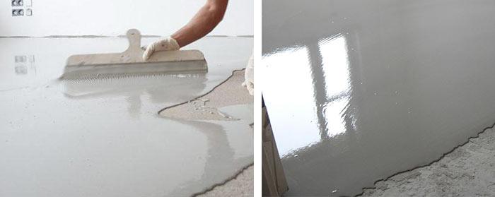 Жидкий самонивелирующийся пол