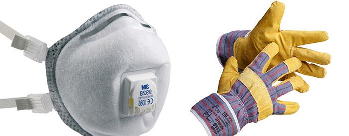 Защитные приспособления для работы