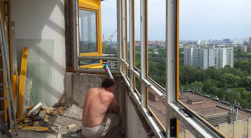 В процессе монтажа